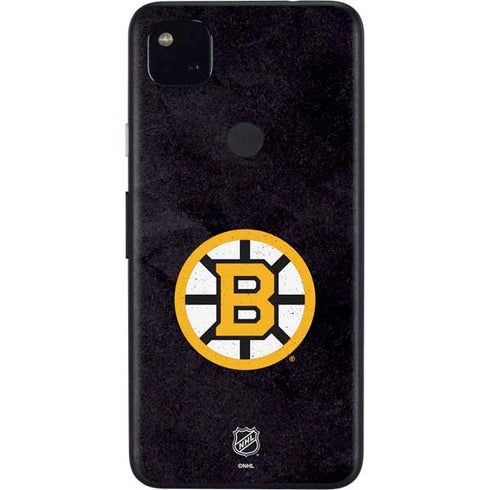 NHL Boston Bruins Distressed Google Pixel 4a Skin